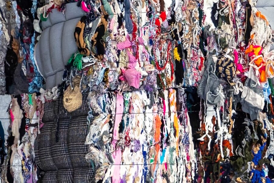 Fast Fashion Waste Mountain