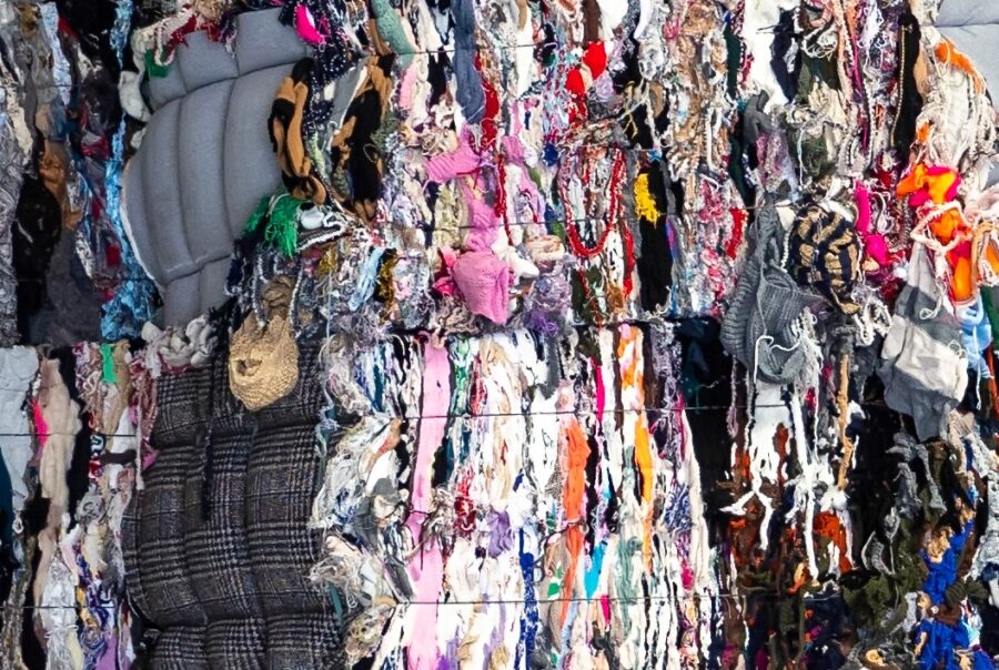 Fast Fashion Waste Mountain