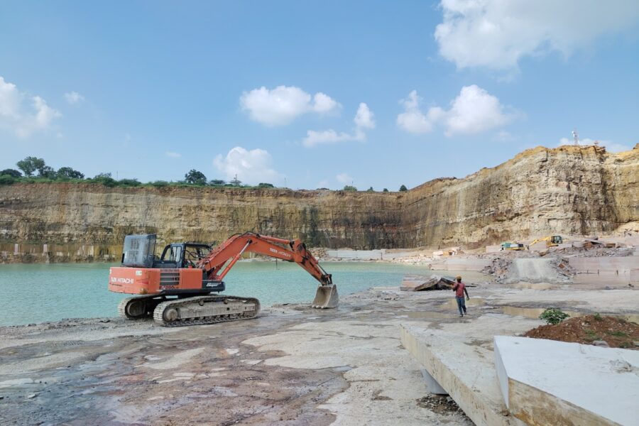 sandstone quarry in Rajasthan